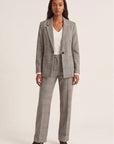 PANTALON TAILLEUR - DIXIE - GRIS
