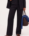 PANTALON SURPIQURE - CLEO - NOIR