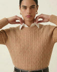 PULL TORSADES - DANITA - CAMEL