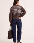 PULL - DJENNA - CHOCOLAT