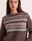 PULL - DJENNA - CHOCOLAT