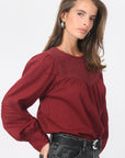 BLOUSE - BAVARIA - CABERNET CHEMISIER NEW KOOKAI Mode Kookai