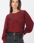 BLOUSE - BAVARIA - CABERNET CHEMISIER NEW KOOKAI Mode Kookai