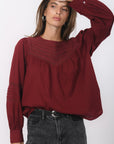 BLOUSE - BAVARIA - CABERNET CHEMISIER NEW KOOKAI Mode Kookai