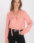 BLOUSE - BICHE - BOIS DE ROSE CHEMISIER NEW KOOKAI Mode Kookai