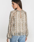 BLOUSE HENNA BEIGE CHEMISIER KOOKAI Mode Kookai