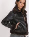 BLOUSON - BLAKE - CHOCOLAT MANTEAU NEW KOOKAI Mode Kookai
