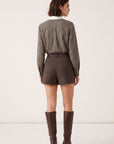 CHEMISE A CARREAUX - DECLAN - CHOCOLAT CHEMISIER NEW KOOKAI Mode Kookai