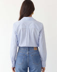 CHEMISE CACHE COEUR - CHRISTA - BLEU CHEMISIER NEW KOOKAI Mode Kookai
