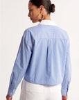 CHEMISE COTON - CASSIUS - CIEL/BLANC CHEMISIER NEW KOOKAI Mode Kookai