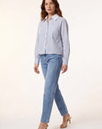 CHEMISE COTON - CASSIUS - NAVY/BLANC CHEMISIER NEW KOOKAI Mode Kookai