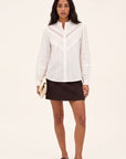 CHEMISE DENTELLE - DIAMOND - ECRU CHEMISIER NEW KOOKAI Mode Kookai
