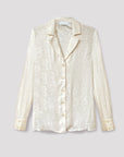 CHEMISE JACQUARD EFFET SOIE CALLISTE CRÉME CHEMISIER KOOKAI Mode Kookai