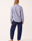 CHEMISE RAYEE - D-BOXY - BLEU CHEMISIER NEW KOOKAI Mode Kookai