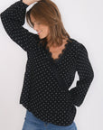Chemisier Barney blouse c.coeur Noir CHEMISIER NEW KOOKAI Mode Kookai