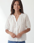 CHEMISIER BRODE - CARY - BLANC CHEMISIER NEW KOOKAI Mode Kookai