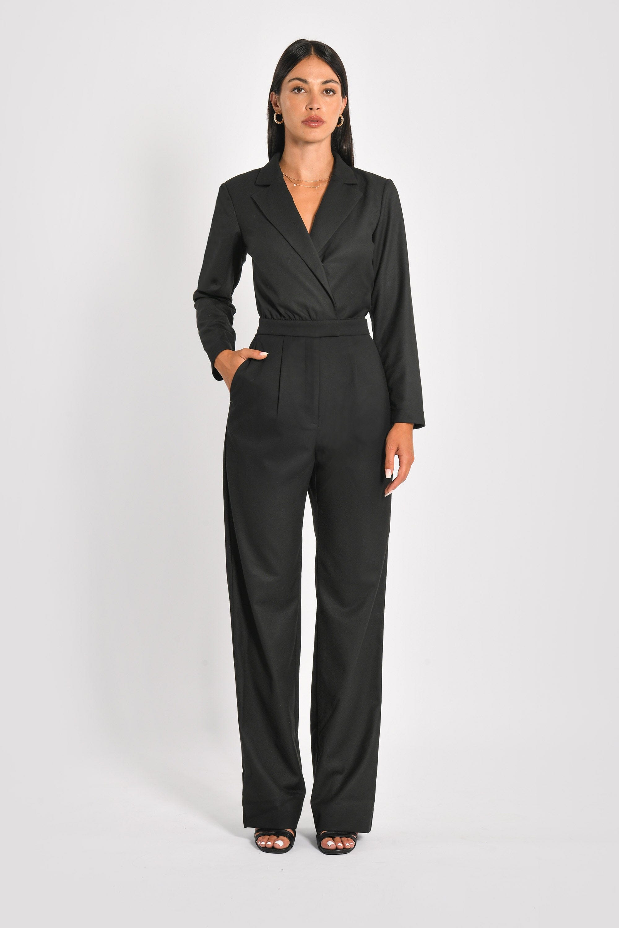 COMBINAISON TAILLEUR SHEILA NOIR – kookai