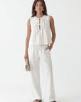 CROP TOP - CALETA - ECRU TOP NEW KOOKAI Mode Kookai