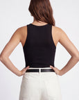 DEBARDEUR - JULIETTE - NOIR TEE SHIRT NEW KOOKAI Mode Kookai