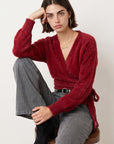 GILET CACHE-COEUR - BELEN - BORDEAUX GILET NEW KOOKAI Mode Kookai