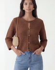GILET - CARLY - CHOCOLAT GILET NEW KOOKAI Mode Kookai