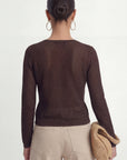 GILET - CHARLIZE - EXPRESSO PULL NEW KOOKAI Mode Kookai