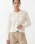 GILET - CLUNY - ECRU GILET NEW KOOKAI Mode Kookai