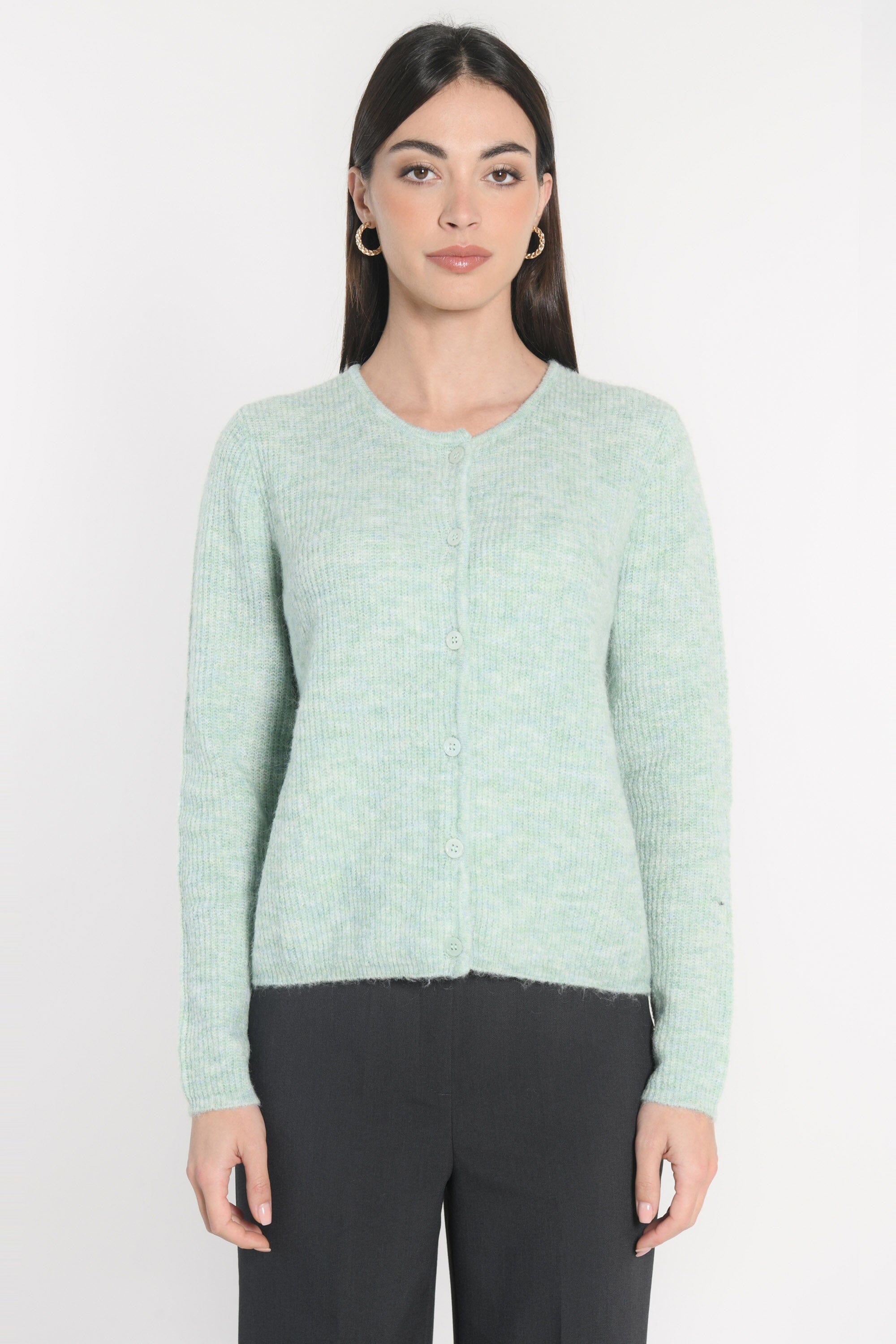 GILET DANNA VERT AMANDE GILET KOOKAI Mode Kookai