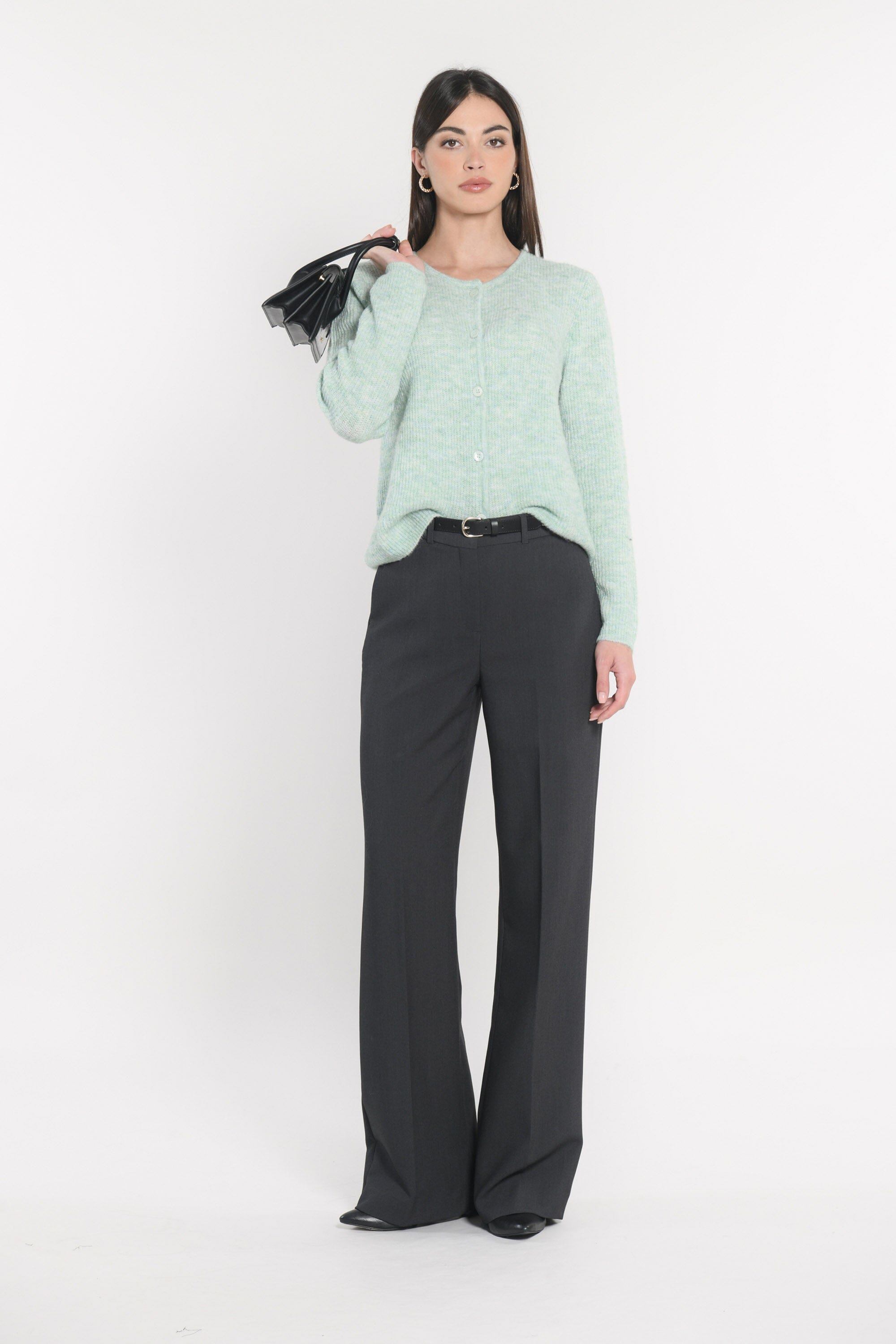 GILET DANNA VERT AMANDE GILET KOOKAI Mode Kookai