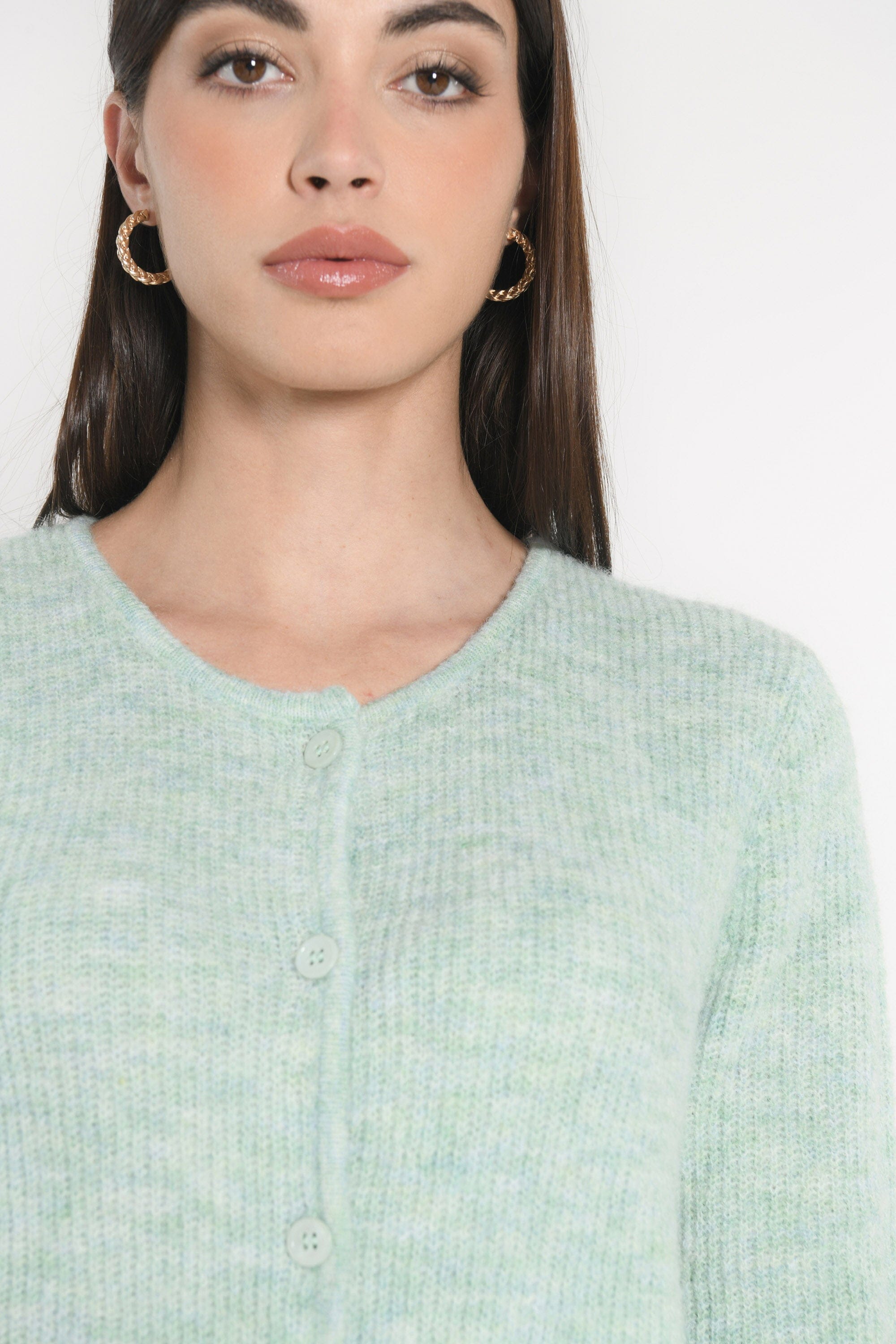 GILET DANNA VERT AMANDE GILET KOOKAI Mode Kookai