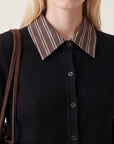 GILET - DARIA - NOIR GILET NEW KOOKAI Mode Kookai