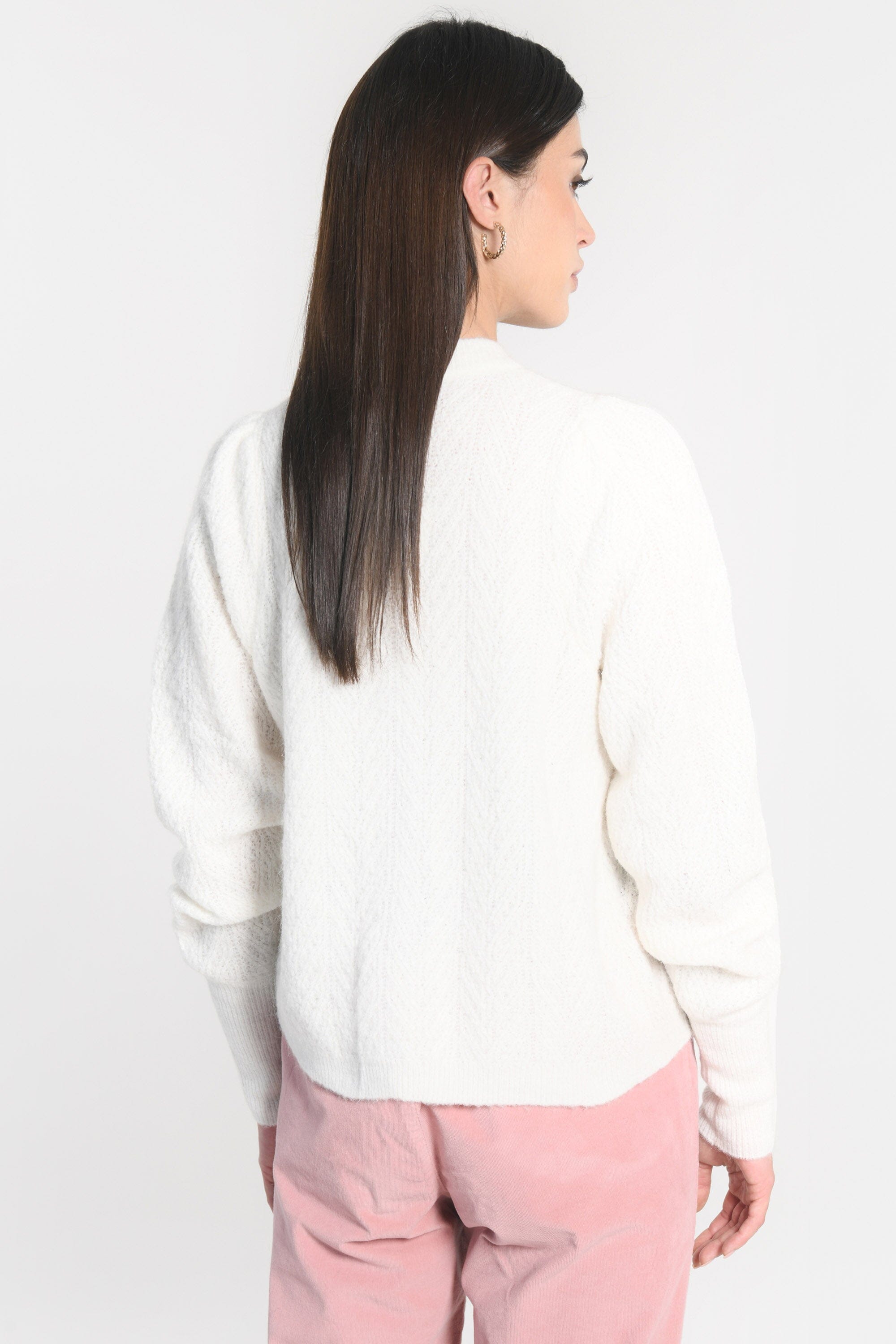 GILET-DAYANA-ECRU GILET KOOKAI Mode Kookai