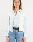 GILET - LAURENCE - ECRU GILET KOOKAI Mode Kookai