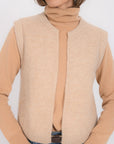 GILET SANS MANCHE - BAMBI - CAMEL GILET NEW KOOKAI Mode Kookai