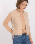 GILET SANS MANCHE - BAMBI - CAMEL GILET NEW KOOKAI Mode Kookai