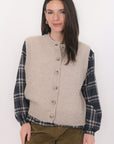 GILET SANS MANCHE - BASTIA - TAUPE GILET NEW KOOKAI Mode Kookai