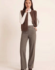 GILET SANS MANCHE - DAGNY - CHOCOLAT GILET NEW KOOKAI Mode Kookai