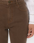 JEAN - BROWNIE - MARRON PANTALON SPORTWEAR NEW KOOKAI Mode Kookai