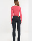 JEAN FLARE - STACY - RINSE PANTALON SPORTWEAR NEW KOOKAI Mode Kookai