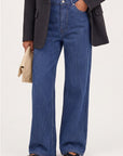 JEAN LARGE - DRAPER - STONE PANTALON SPORTWEAR NEW KOOKAI Mode Kookai