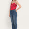 JEAN MUM - STONE WASH - ALBION PANTALON SPORTWEAR NEW KOOKAI Mode Kookai