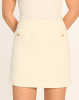 JUPE COURTE - CREME - ANNETTE JUPE NEW KOOKAI Mode Kookai