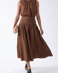 JUPE MIDI - CELIA - CHOCOLAT JUPE NEW KOOKAI Mode Kookai