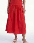 JUPE MIDI - CELIA - ROUGE JUPE NEW KOOKAI Mode Kookai