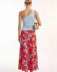 JUPE MIDI - CLARA - ROUGE JUPE NEW KOOKAI Mode Kookai