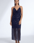 JUPE MIDI - COPACABANA - NAVY JUPE NEW KOOKAI Mode Kookai