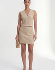 JUPE TWEED - CATALINA - BEIGE JUPE NEW KOOKAI Mode Kookai