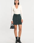 JUPE VELOURS SUZANNE EMERAUDE JUPE SPORTWEAR KOOKAI Mode Kookai