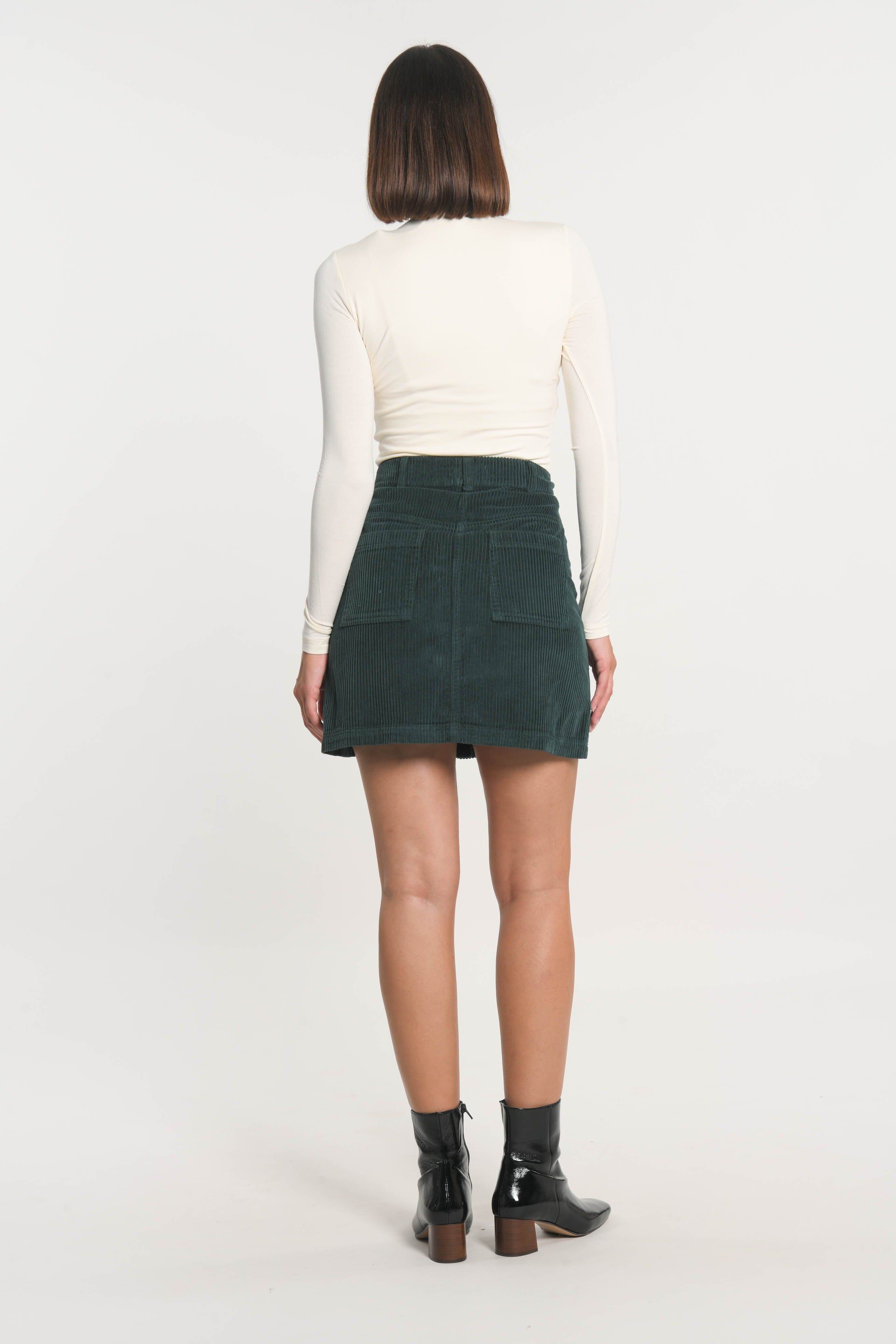 JUPE VELOURS SUZANNE EMERAUDE JUPE SPORTWEAR KOOKAI Mode Kookai