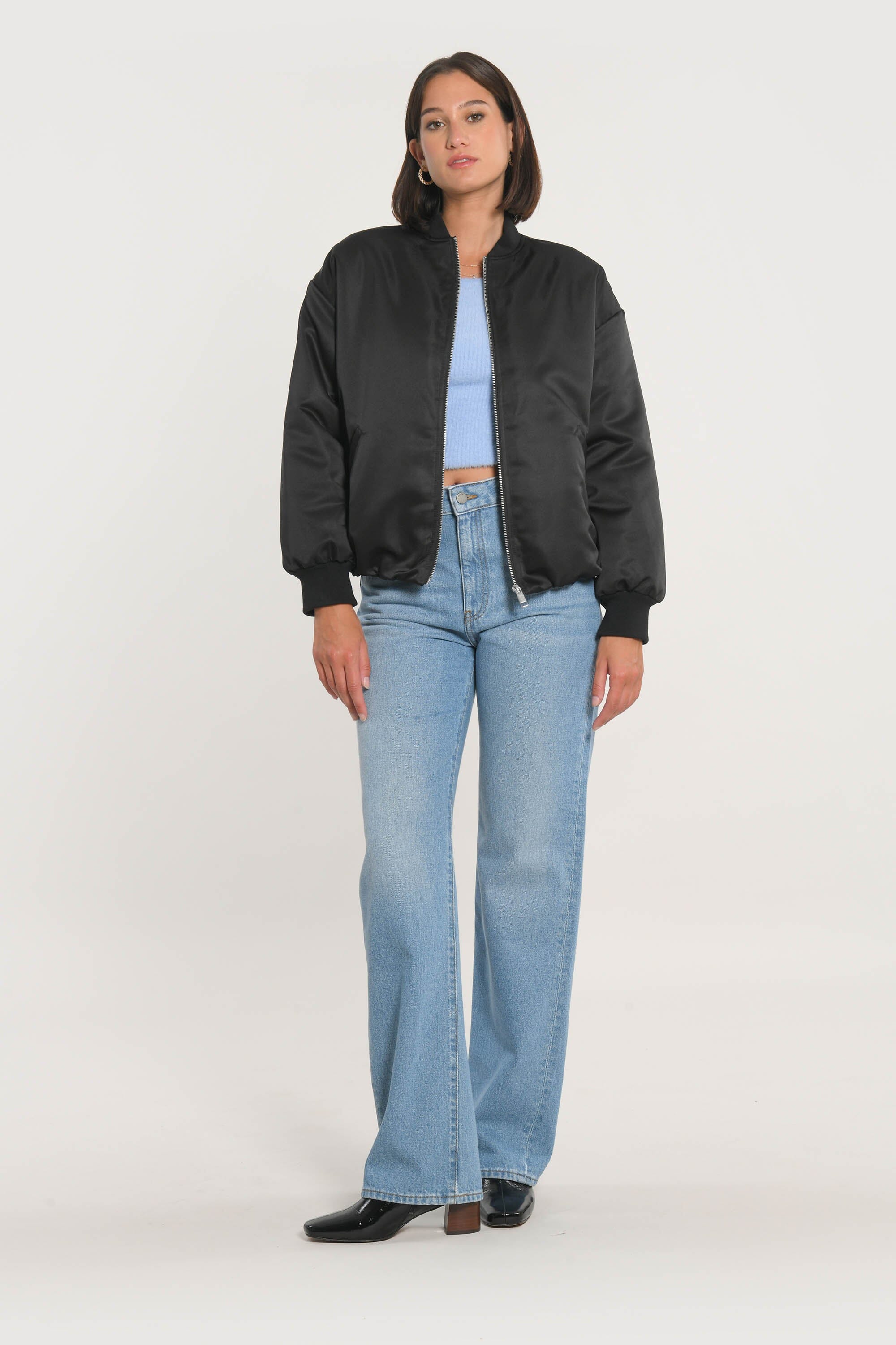 LUISA BOMBERS NOIR – kookai